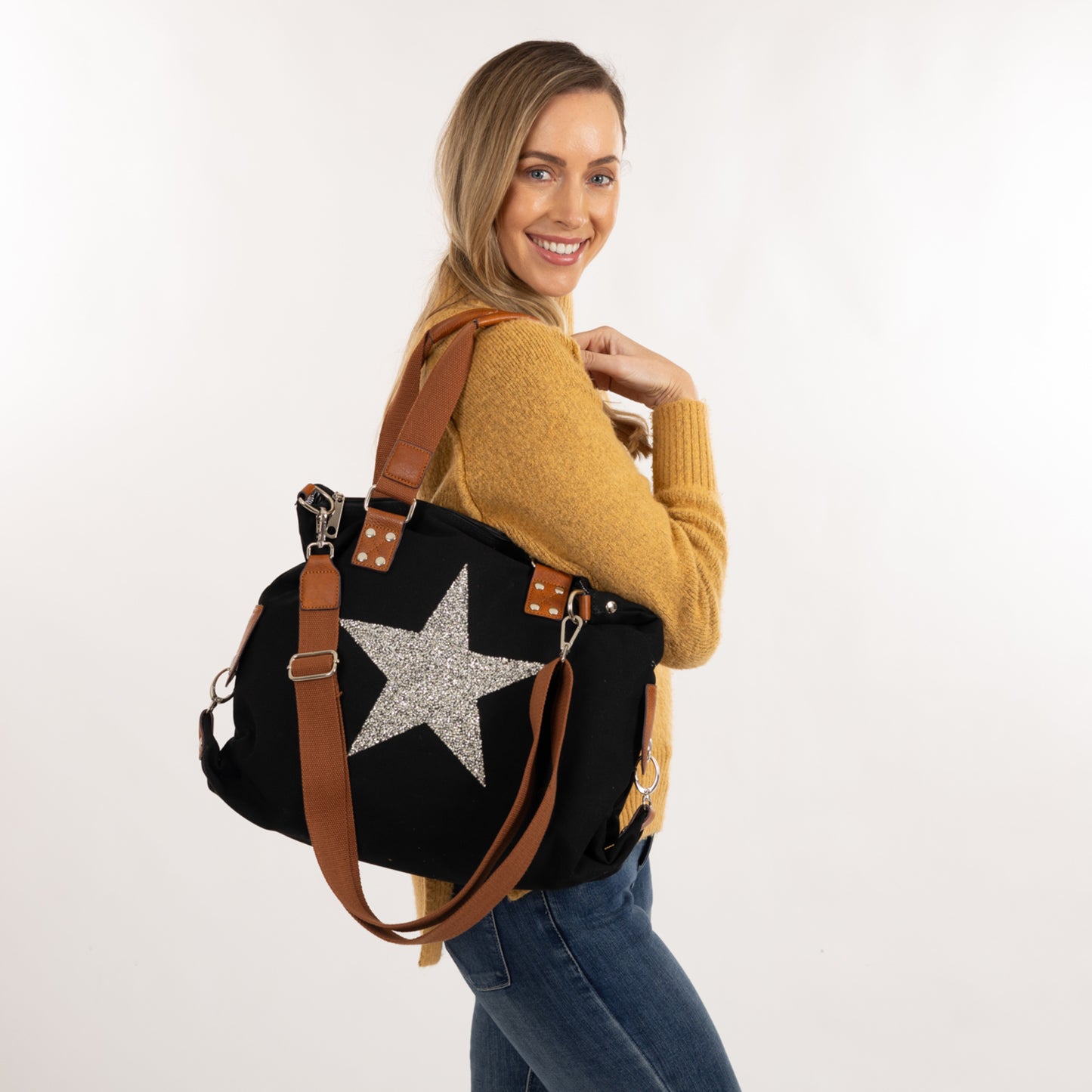 Star Tote Black