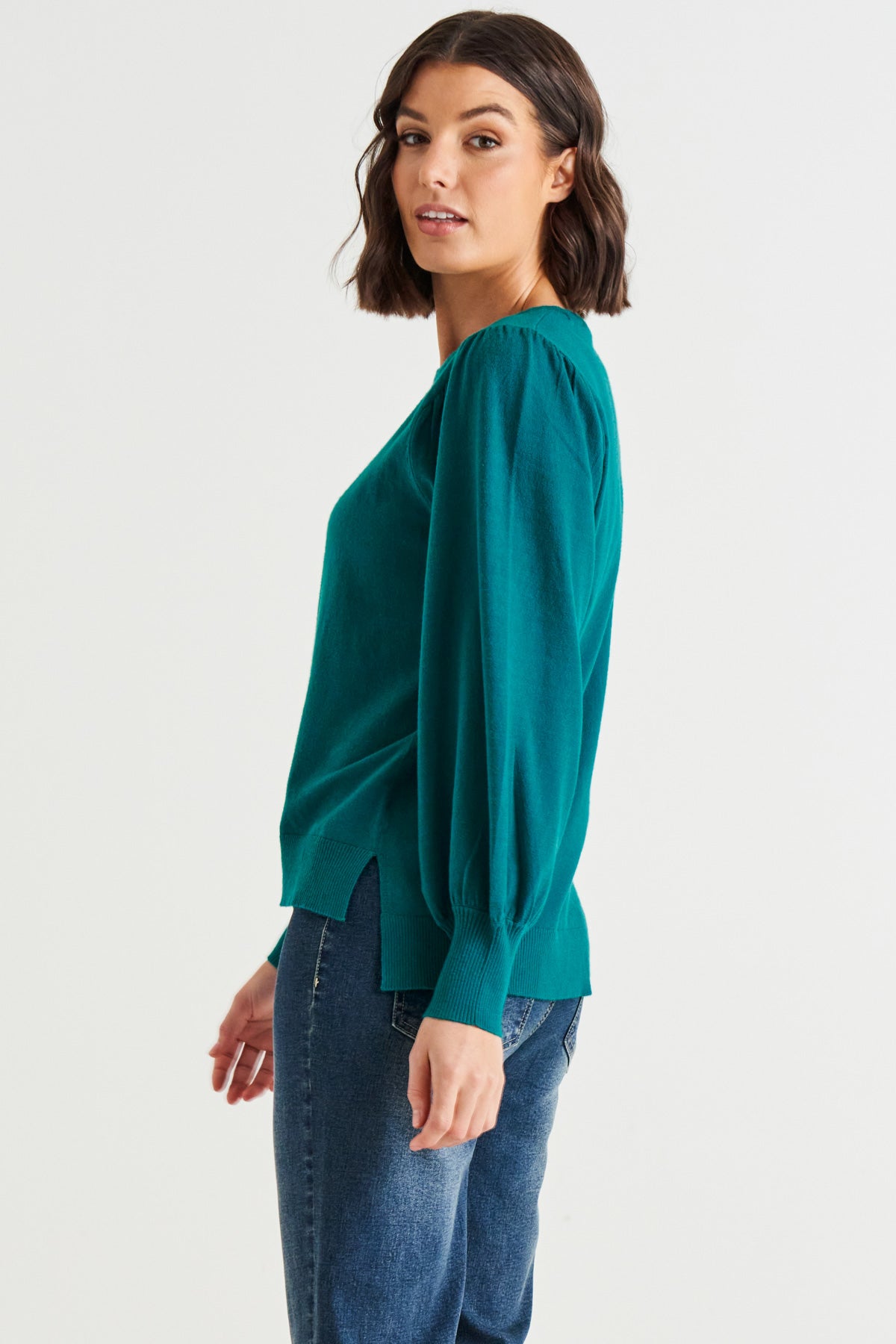 Charlotte Knit Jumper - Classic Teal