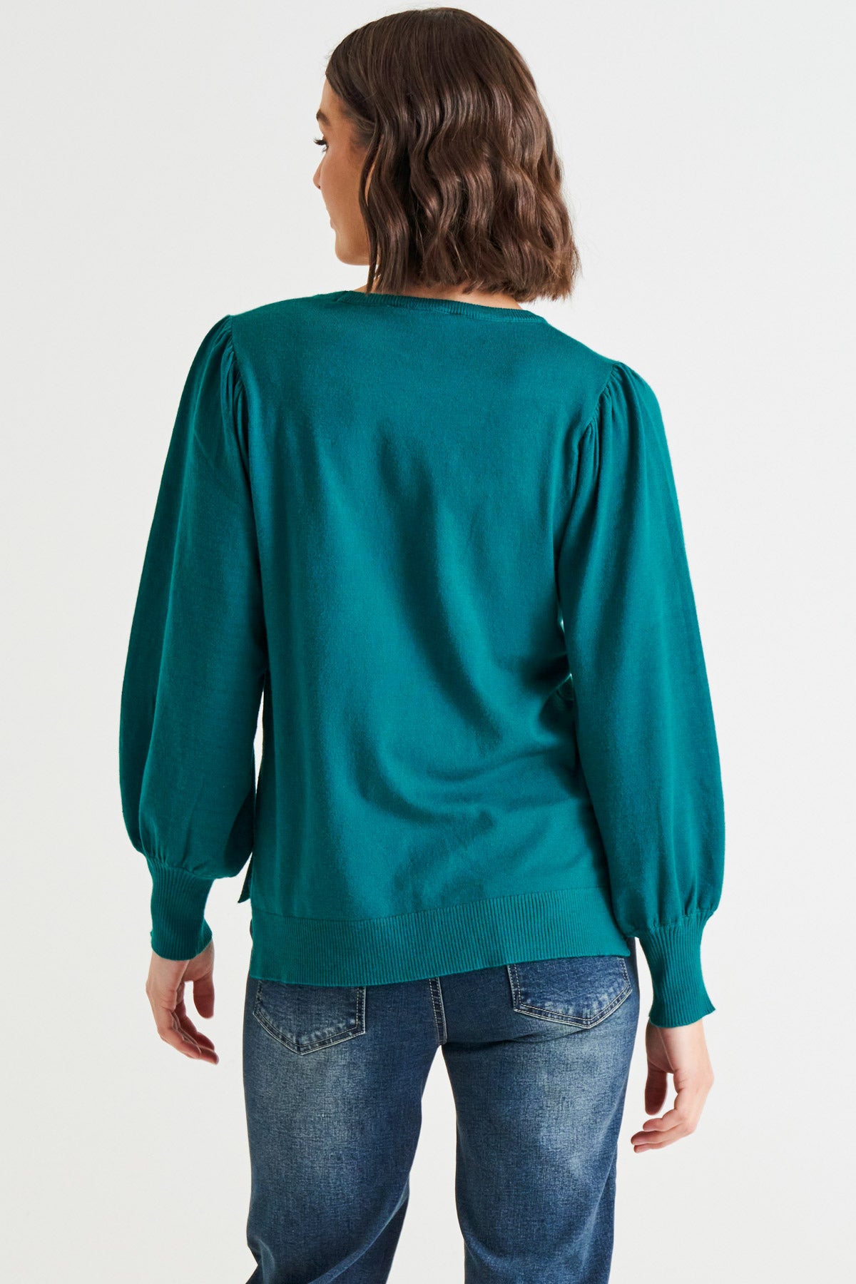 Charlotte Knit Jumper - Classic Teal