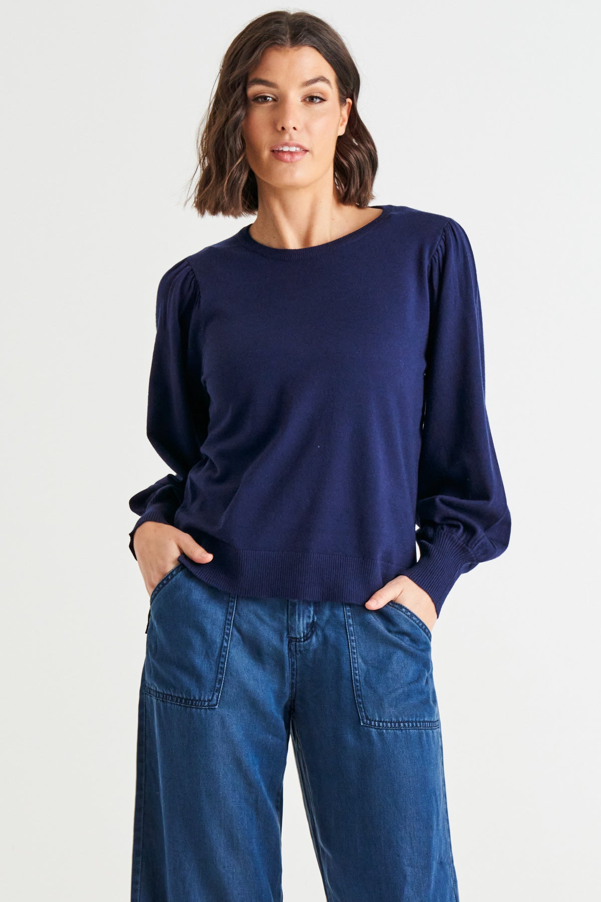 Charlotte Knit Jumper - Dark Blue