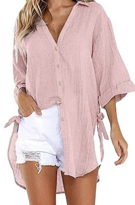 Beach Shirt - Blush