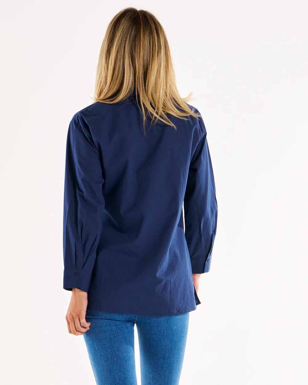 Zuric Wrap Shirt - Navy