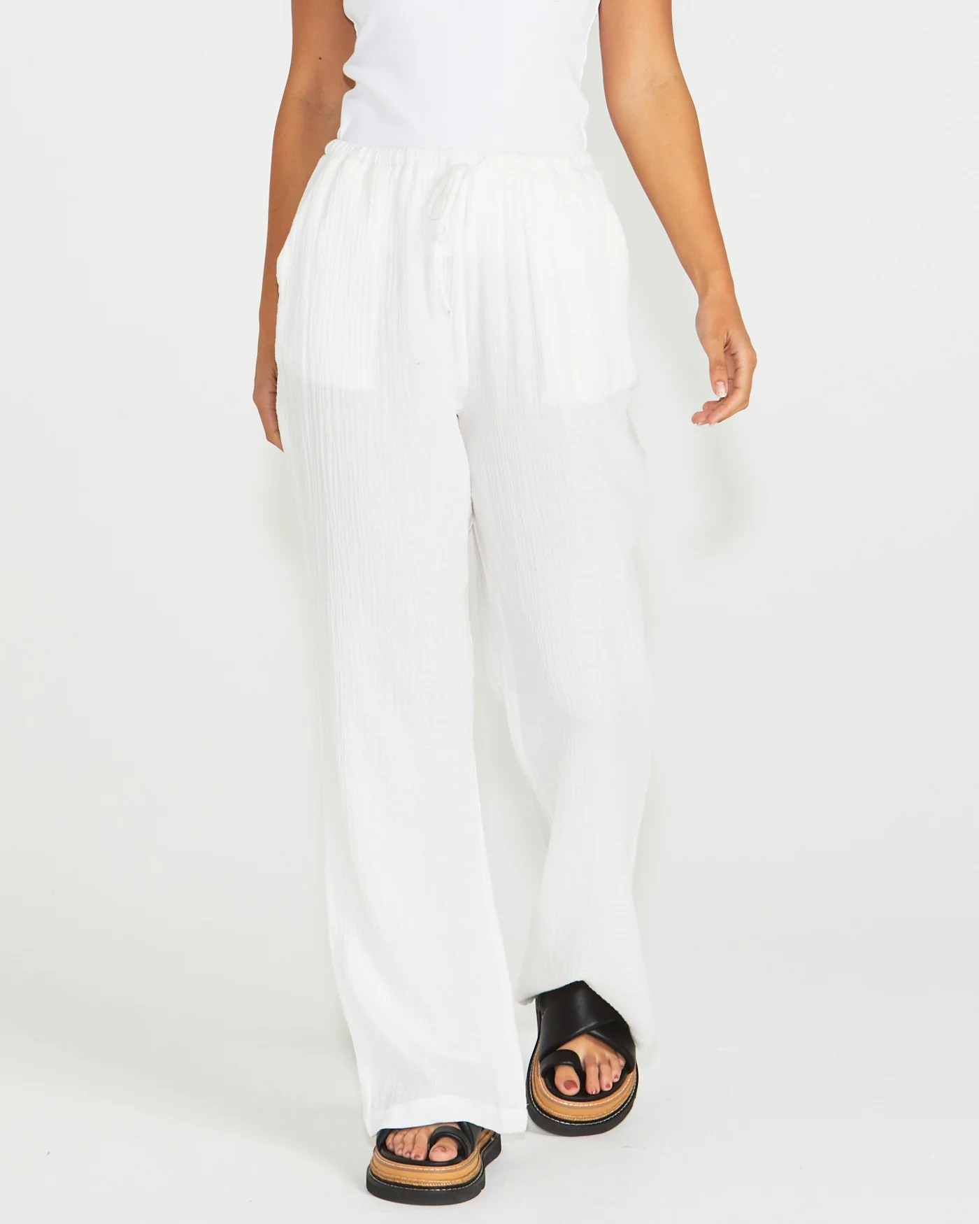 Henny Pants - White