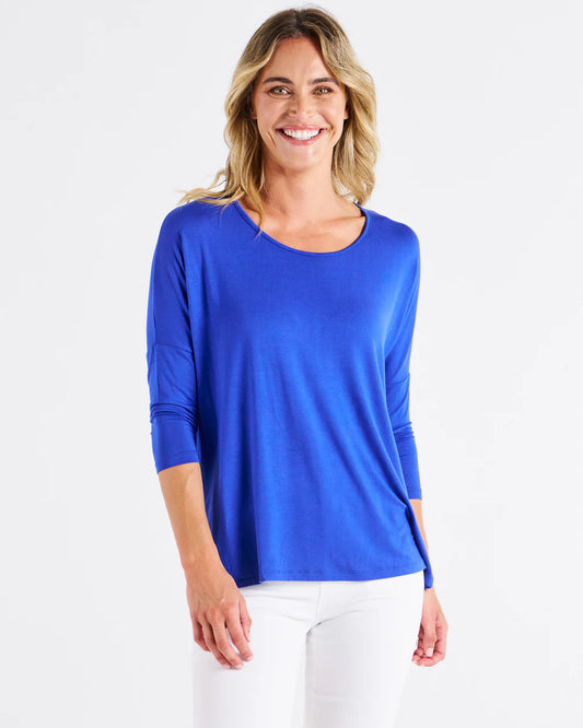 Betty Basics Milan Top - Vivid Blue