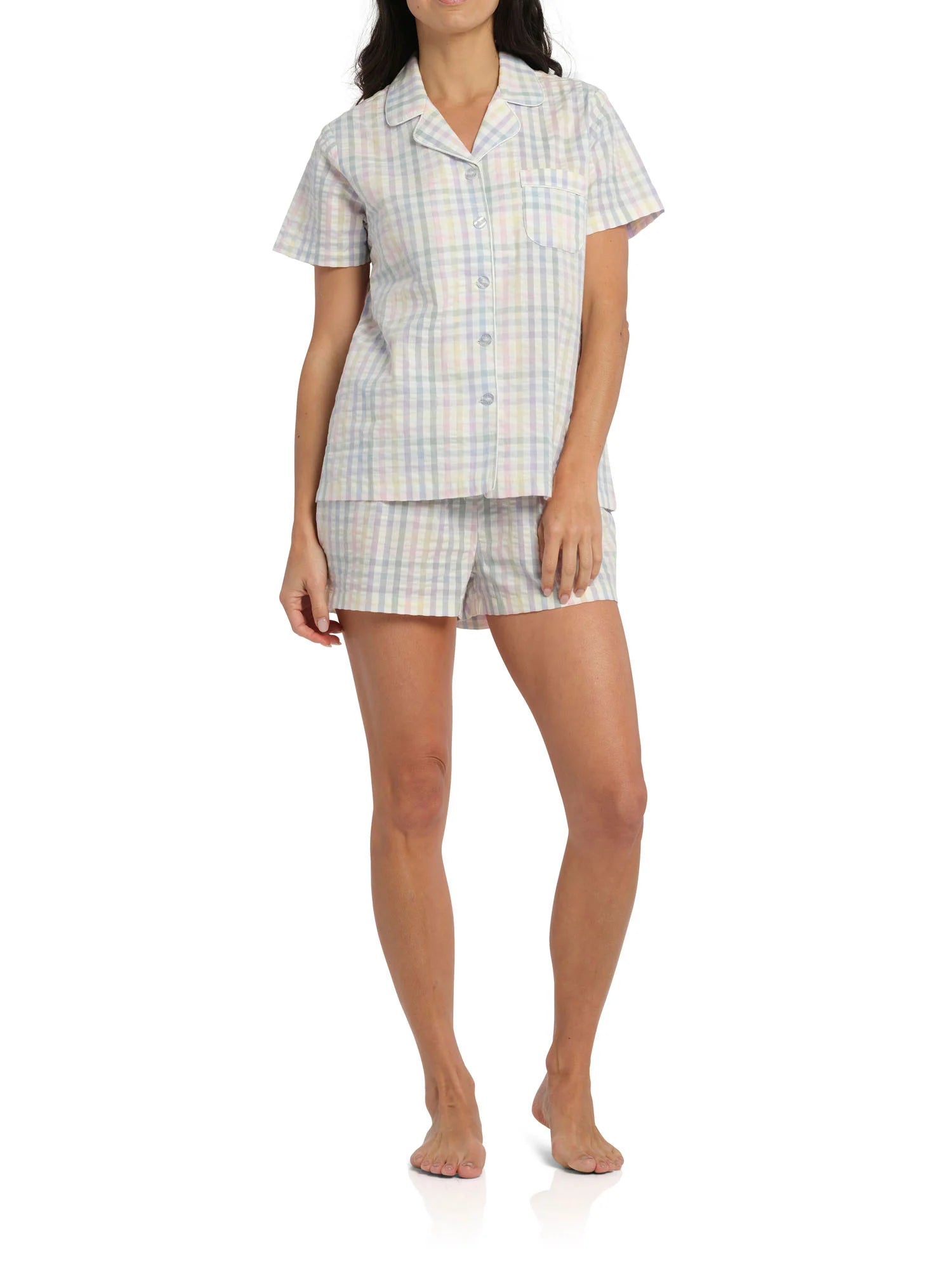 SUMMER PICNIC SHORTIE PYJAMA SET.