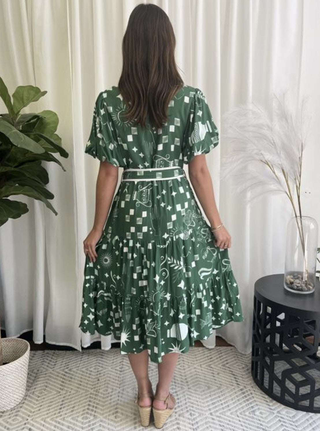 Sophia Green Dress