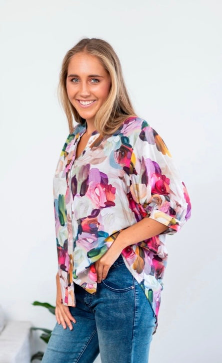 Bella Linen Blouse