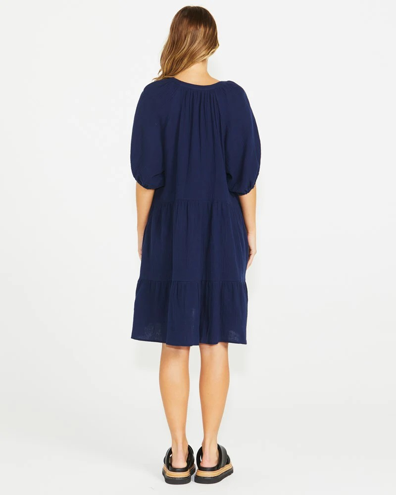 Henny Dress - Navy