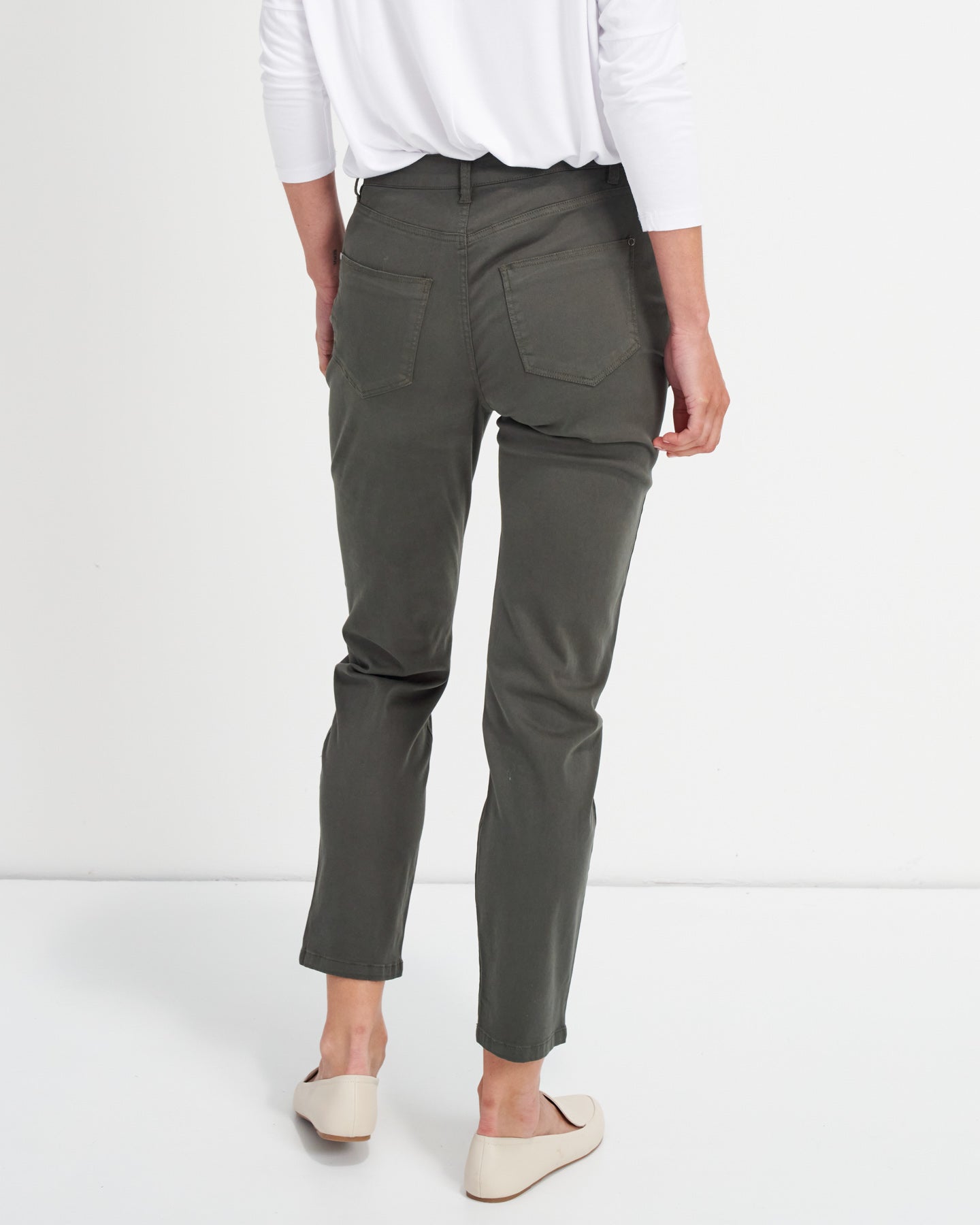 Wynona Curve Jeans - Vintage Khaki